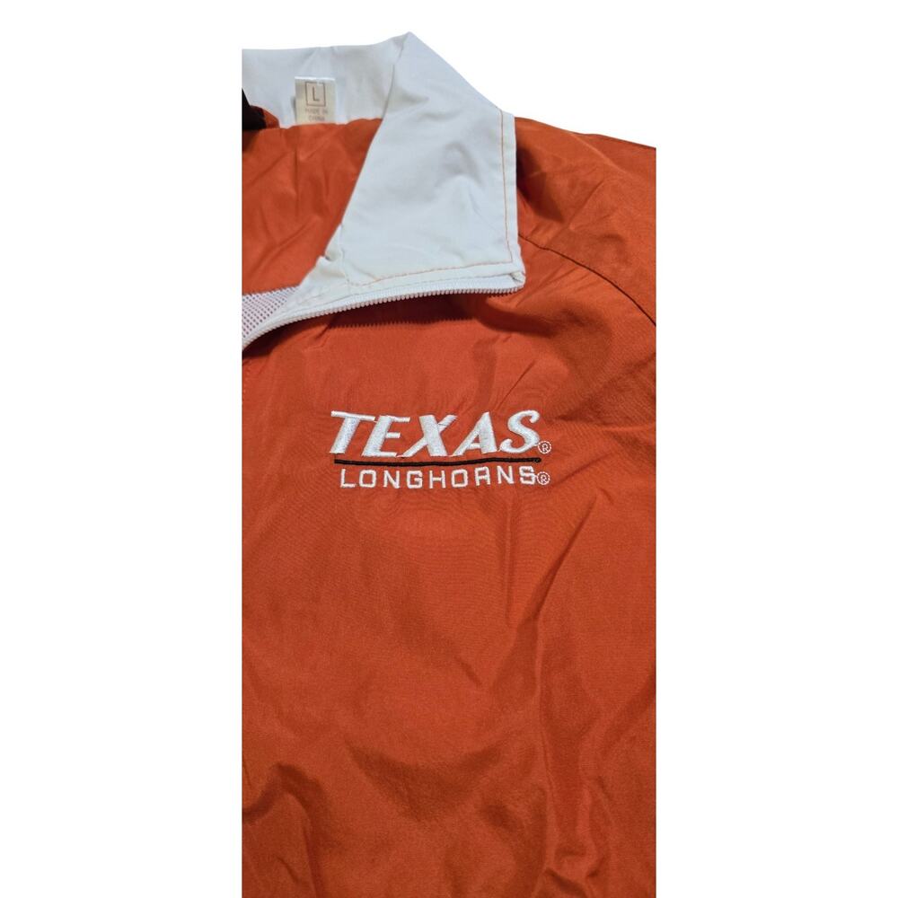 Red Oak Sportswear Ladies Texas Longhorns Windbreaker Jacket Full Zip Large